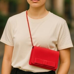 Carla Marchi Vintage Box Bag With A Bow